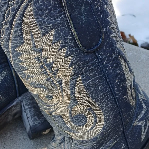 Old Gringo Distressed Blue Boot Sz 9.5B - Picture 8 of 16